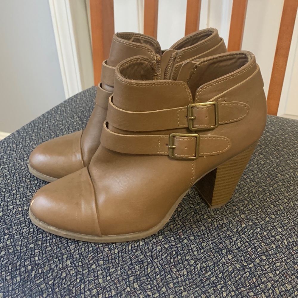 Brown booties